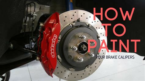 How To paint your Brake calipers - YouTube