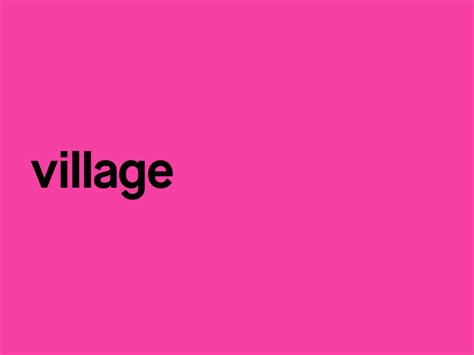 village - logo animation by Érica Boudreau on Dribbble