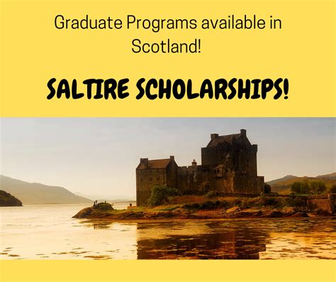 Scotland Saltire Scholarship Program - International Scholarships