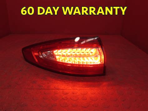 13-16 Ford Fusion Left LH Driver Outer LED Taillight Tail Light Lamp 0790 – Importapart