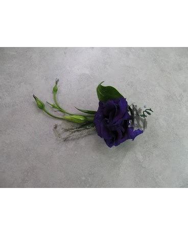 Plum Lizzy Boutonniere in Quakertown PA - Tropic-Ardens, Inc.