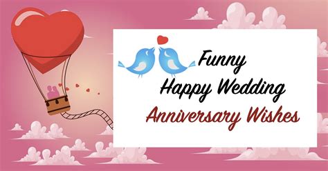 Funny Wedding Anniversary Wishes / Messages For Husband & Wife