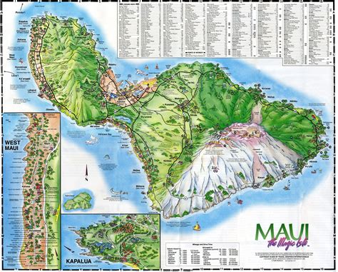 Maui Map Printable