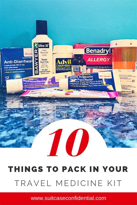 10 Things to Pack in Your Travel Medicine Kit | Suitcase Confidential