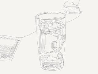 Sketches / 66 - glass with Rothko card | Made With Paper and… | Flickr