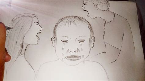 Domestic Violence Children Drawing