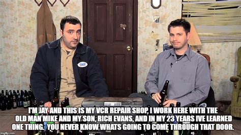 Im Jay and this is my VCR repair shop : RedLetterMedia