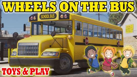 Wheels on the Bus Toys & Play - YouTube