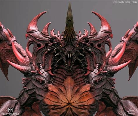 ArtStation - MonsterVerse Destroyah Redesign (Final Form) Concept Art in 2024 | Concept art ...