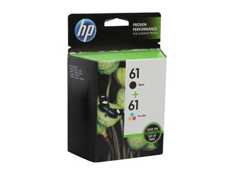 HP 61 Combo-pack Black/Tri-color Ink Cartridges(CR259FN#140)-Newegg.com