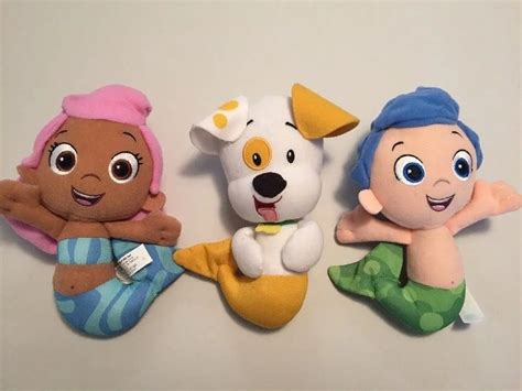 18CM Bubble Guppies Gil Molly Bubble Puppy Plush Doll Kids Stuffed Toys ...