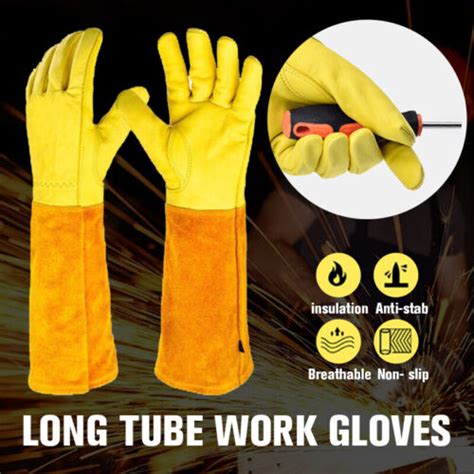 Gardening Long Gloves Pruning Thorn Proof Protective Sleeve Work Gloves 1Pair | eBay