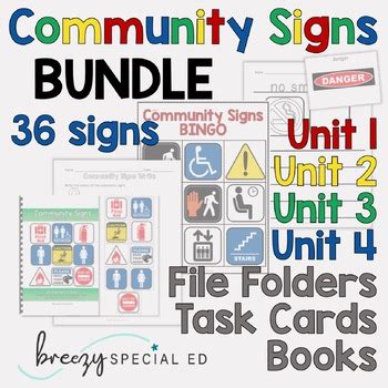 Free Community Safety Signs Worksheets Free printable community signs ...