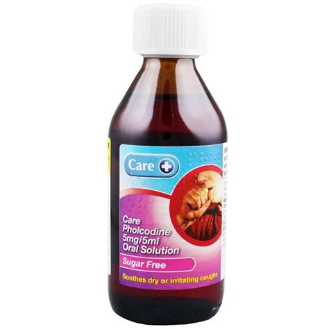 Pholcodine Linctus Sugar Free - Cough Syrup, 200ml - Asset Pharmacy