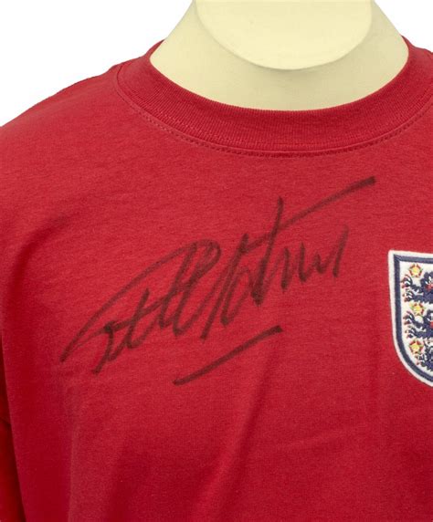 Geoff Hurst Signed Replica 1966 Shirt - National Football Museum