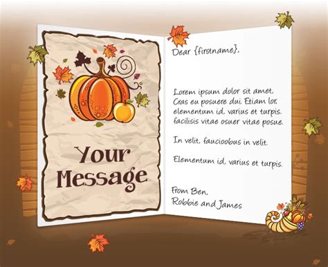 Business Thanksgiving Cards | Company Greeting eCards Thanksgiving Day