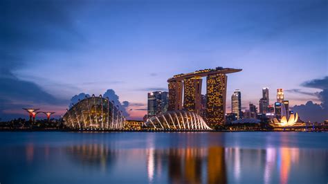 Marina Bay At Night Singapore UHD 4K Wallpaper | Pixelz