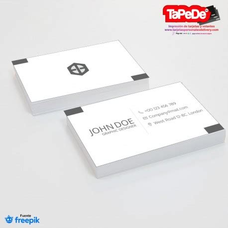 Plantilla: Tarjeta de presentación o negocio - minimalista o simple