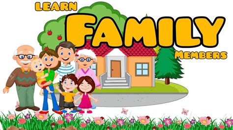 learn family members name for kids | my family members | kids videos ...