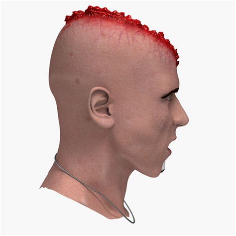 man with headshot severe head wound injury 3D Models - CGTrader.com