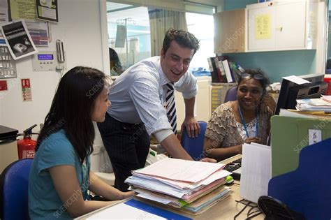 Hospital staff - Stock Image - C007/6938 - Science Photo Library