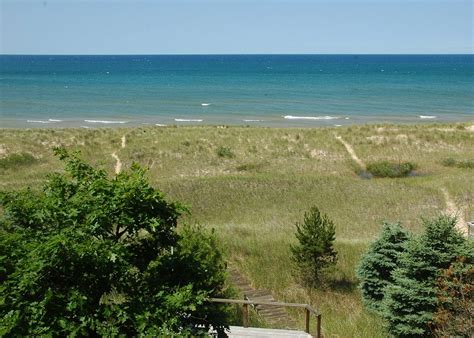 Lake Michigan beachfront home with 100' private beach UPDATED 2022 ...