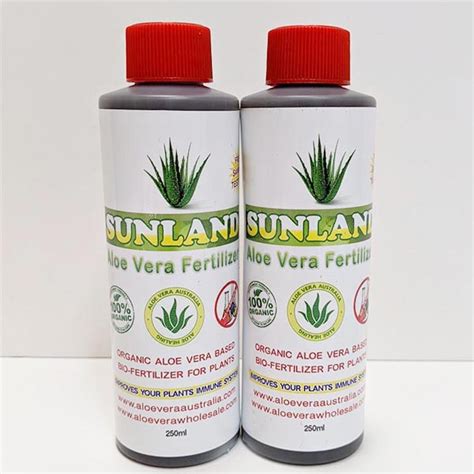 2 x 250ml Aloe Vera Bio-Fertilizer - Aloe Vera Australia