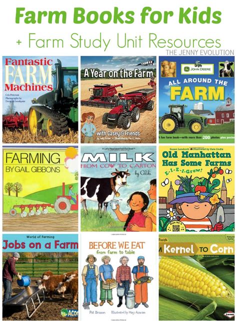 Farm Books for Kids (Farm Study Unit) | The Jenny Evolution