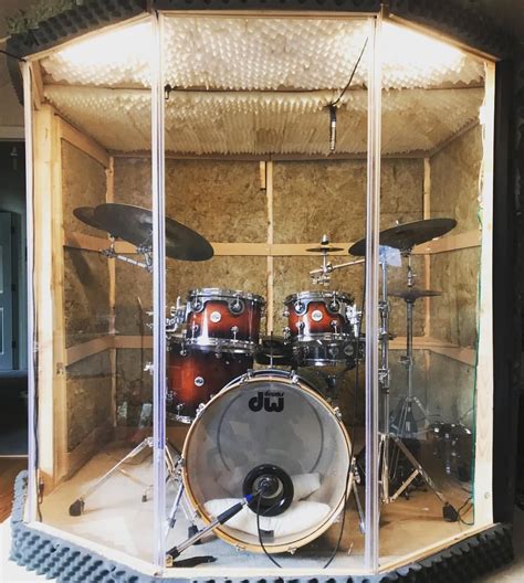 Pedro Arbour on Instagram: "So, yesterday I finally finished my drum booth project I’ve been ...