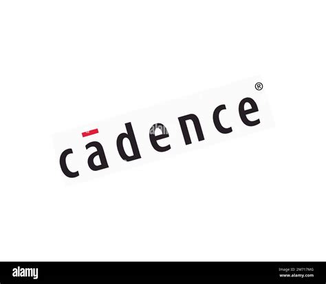 Cadence Design Systems, rotated logo, white background Stock Photo - Alamy