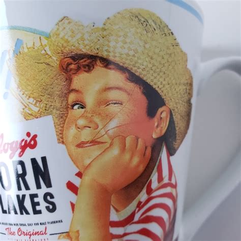 Vintage | Dining | Vintage Kelloggs Cereal Coffee Cup Mug Corn Flakes ...