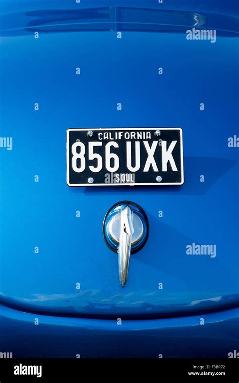 California Number plate Stock Photo - Alamy