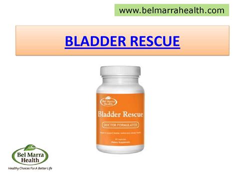 Bladder rescue - Helps to support bladder control and urinary health by ...