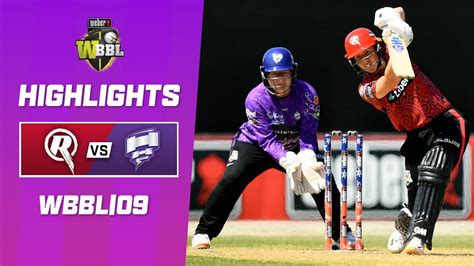 Melbourne Renegades v Hobart Hurricanes | WBBL|09