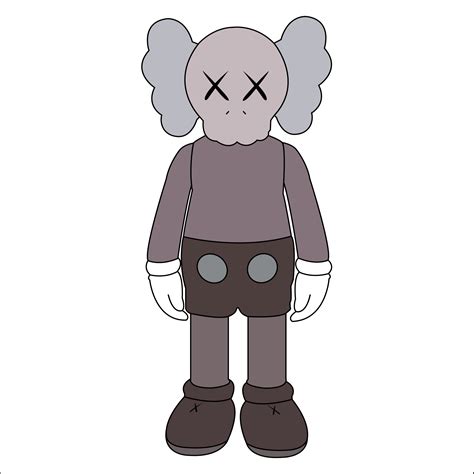 KAWS companion in 2022 | Animal art projects, Kaws painting, Cute paintings