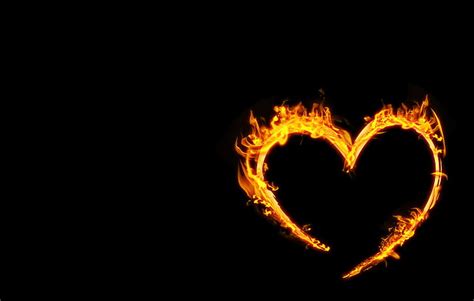 HD wallpaper: background, fire, flame, heart, burning | Wallpaper Flare