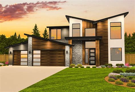 Contemporary House Plan with Casita - 85182MS | Architectural Designs - House Plans