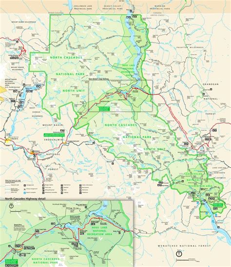 North Cascades Highway Map