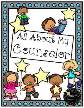 Counselor Appreciation All About My Counselor Book by The Proactive Classroom