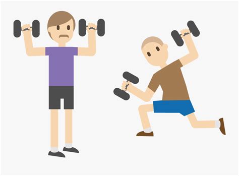 Dumbbells Vector Dumbbell Fitness - Cartoon Dumbbell , Free Transparent Clipart - ClipartKey