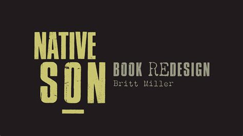 NATIVE SON BOOK REDESIGN on Behance