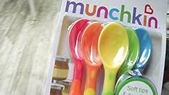 Amazon.com: Munchkin Soft-Tip Infant Spoon, 6 Count : Baby