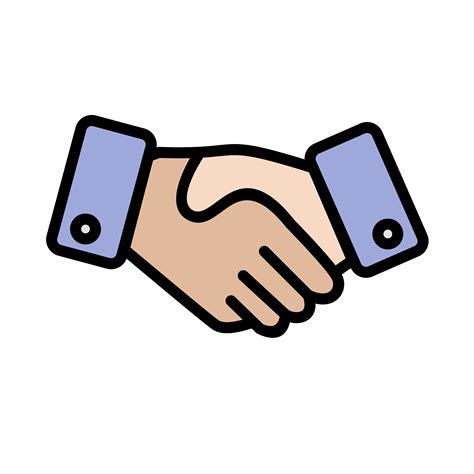 Handshake Vector Icon 349392 Vector Art at Vecteezy