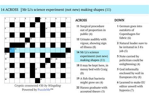 How to solve the New Scientist cryptic crossword | New Scientist