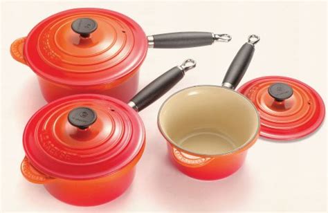 Le Creuset Cast Iron Saucepan Set in Volcanic « Just Kitchenware