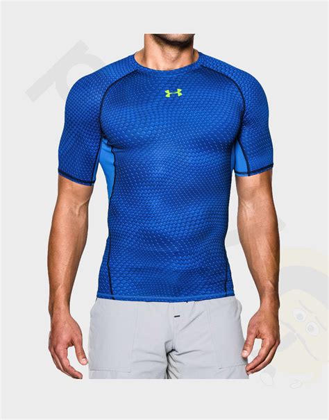 Under Armour HEATGEAR ARMOUR PRINTED SS Compression shirt | efloorball.net