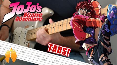 【TABS】JoJo's Bizarre Adventure OP2 Bloody Stream - Guitar Lesson with ...