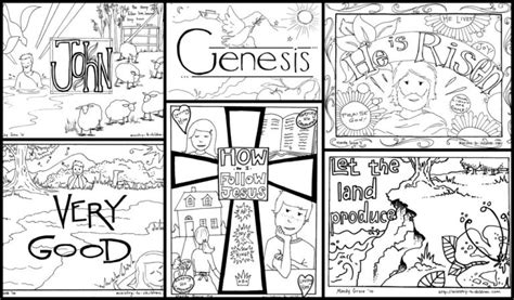 Bible Coloring Pages for Kids (Download Now) PDF Printables