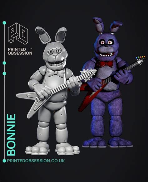 Bonnie - FNAF - Fan Art - 3D model by printedobsession on Thangs