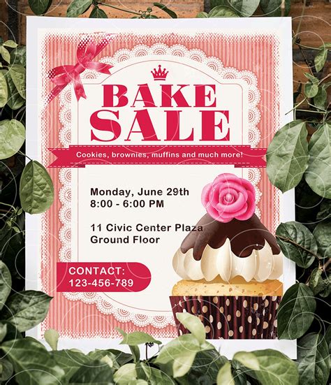 Bake Sale Flyer Bake Business Flyer Bake Sale Printables | Etsy